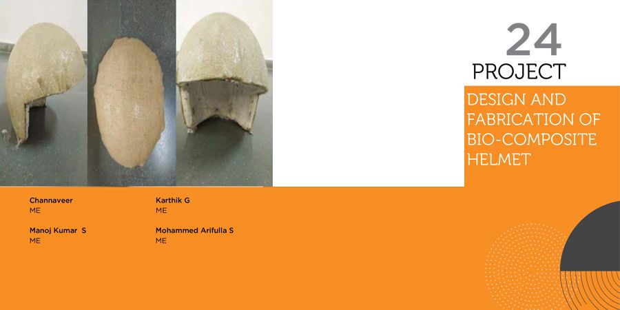 Design And Fabrication Of Bio Composite Helmet