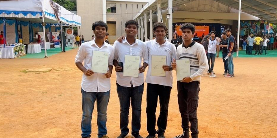 Team Dhwani, the Music Club of MVJCE, has won prizes at Cultura-23