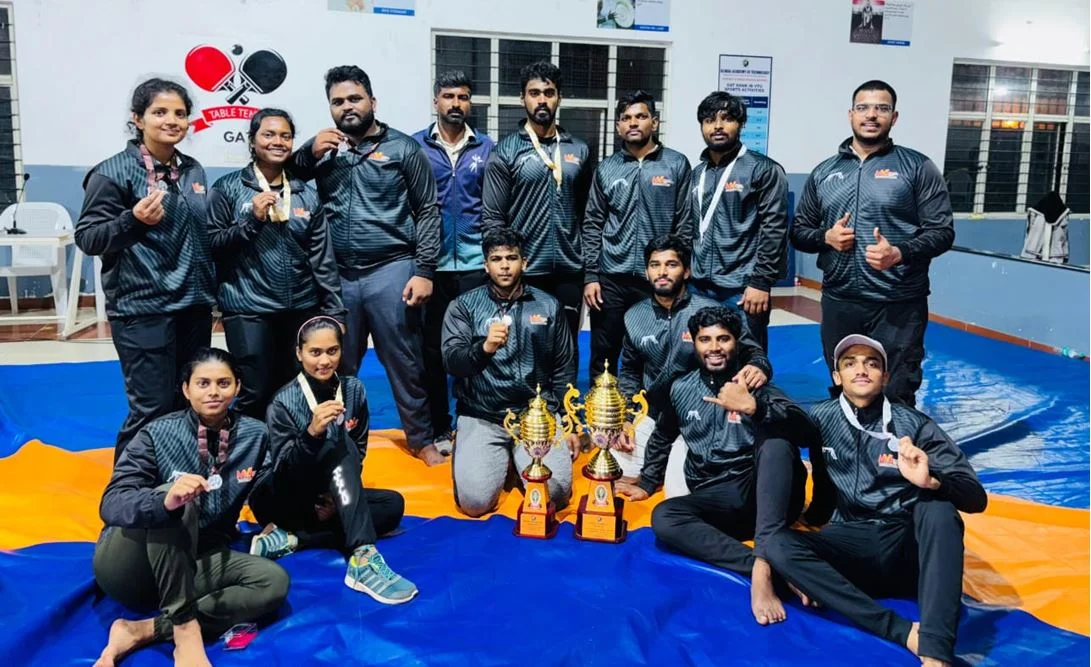 MVJCE Wrestling Team Crowned Champions at VTU State Level Tournament