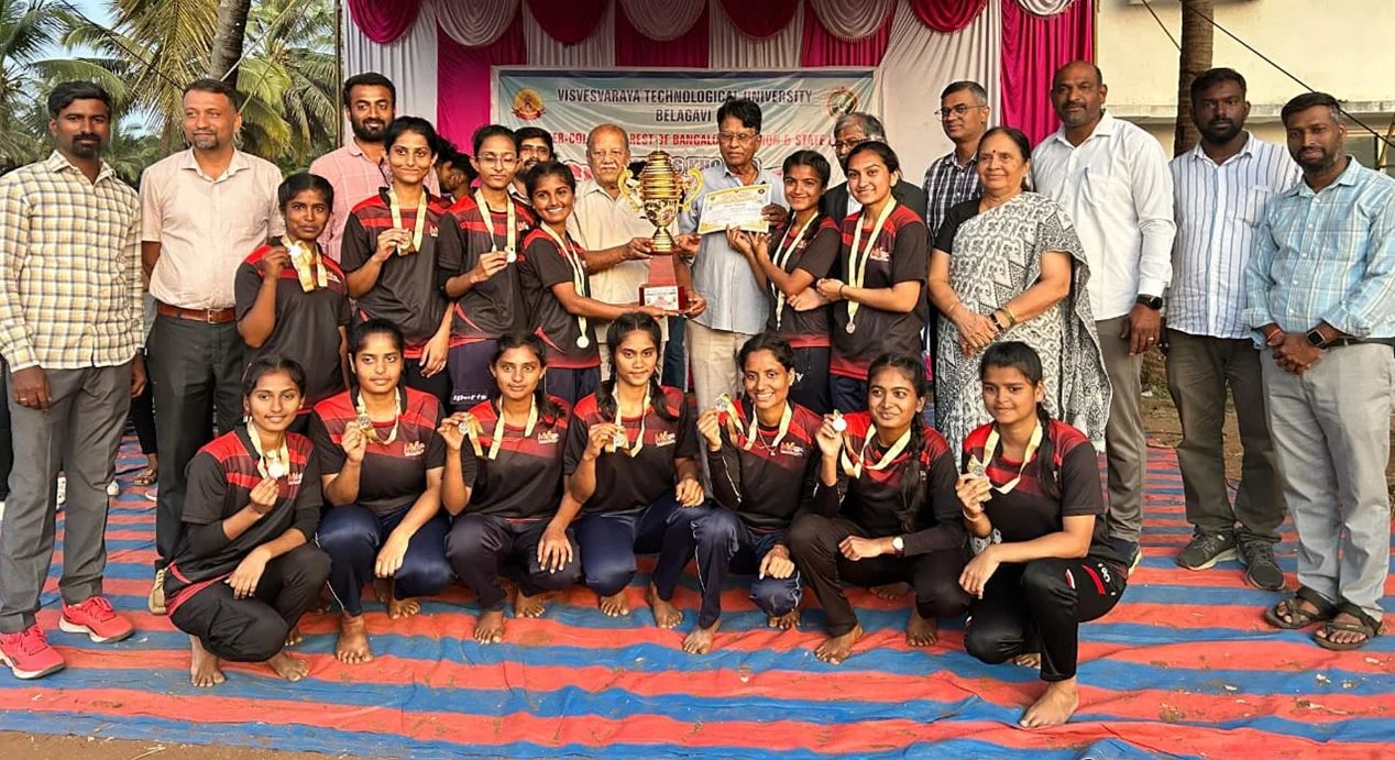 MVJCE Kho Kho Women's Team clinches te title at VTU State Level