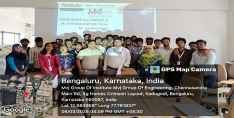 Report on Two-days Workshop on “COMSOL RF MODULE & 3D PRINTING” - MVJ