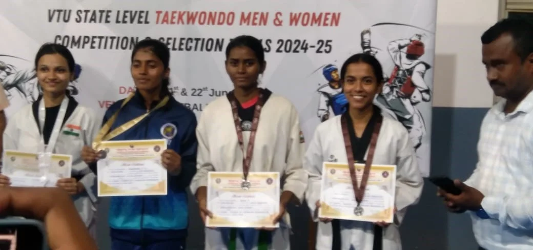 Taekwondo Achievement – VTU State Level Tournament
