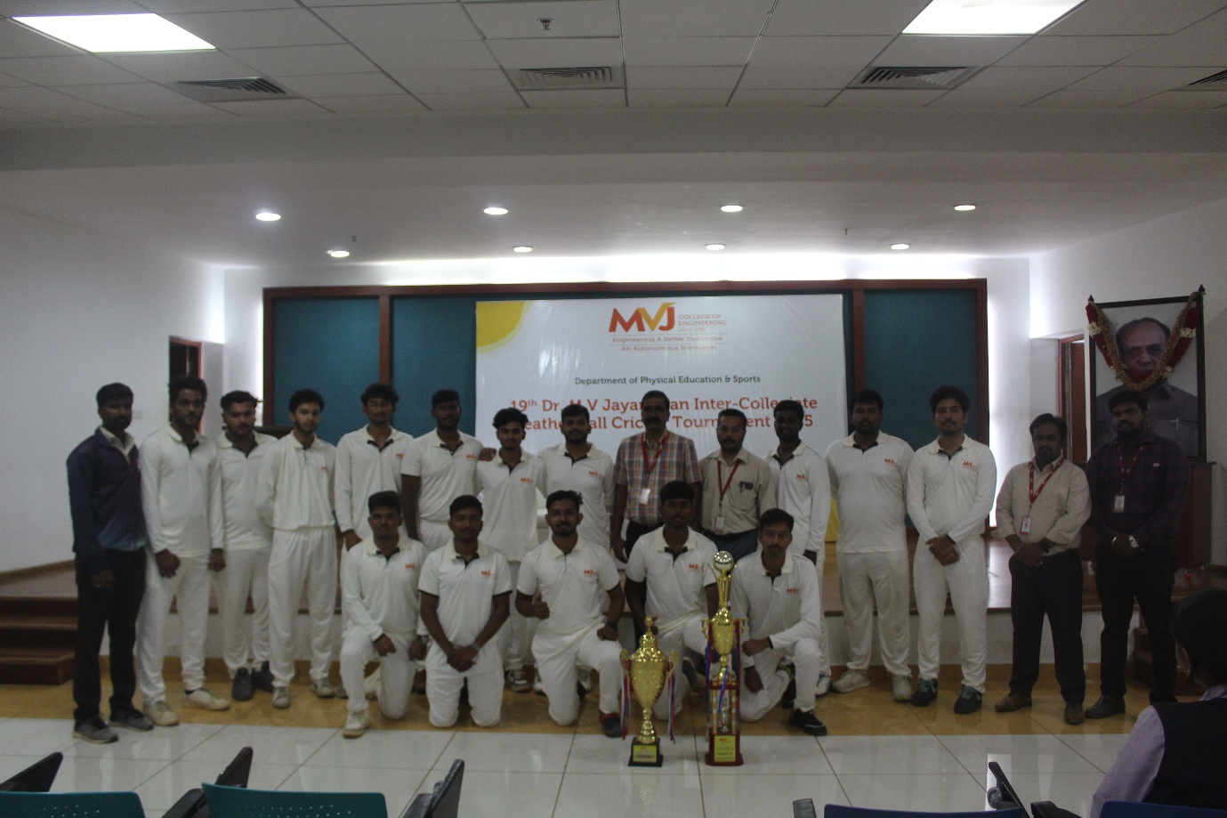 19th Dr. M V Jayaraman Inter Collegiate Cricket Tournament 2025