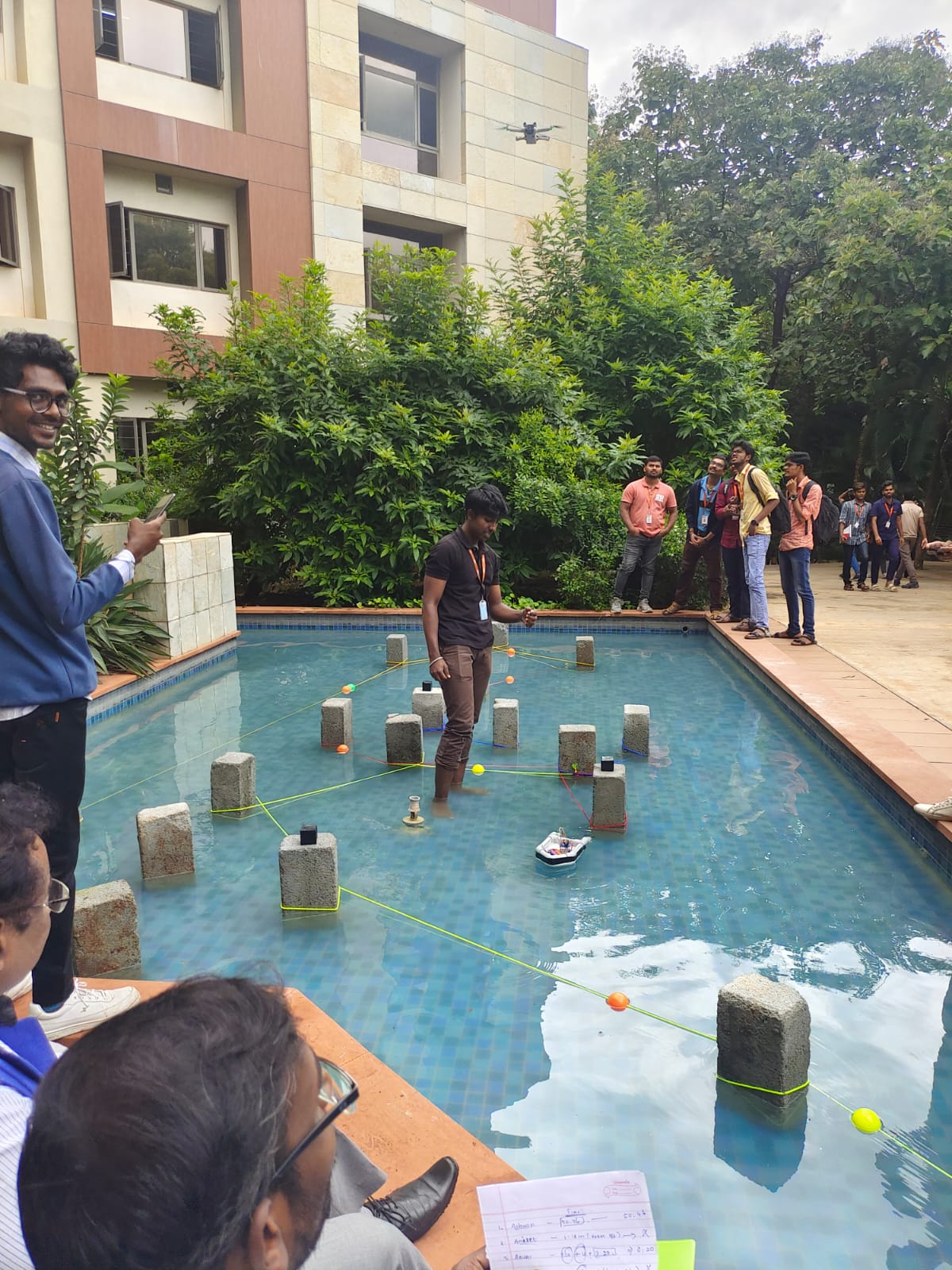 E FORZA club activity on “Aqua Race Competition” under Robotics and Industrial Automation