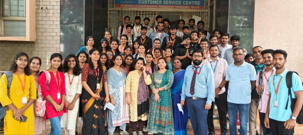 One day Industrial Visit to BSNL office, Indiranagar, Bengaluru(1)