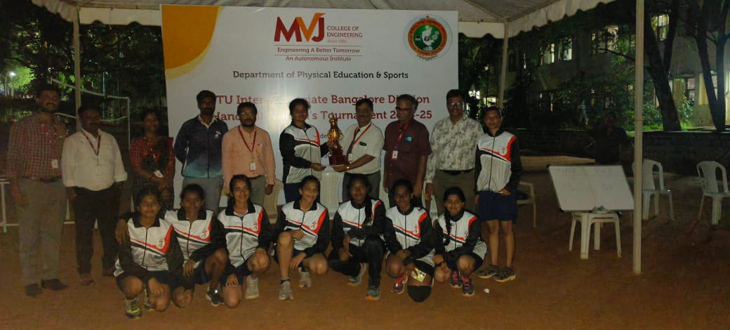 VTU Inter Collegiate Bangalore Division Women's Handball Tournament 2024