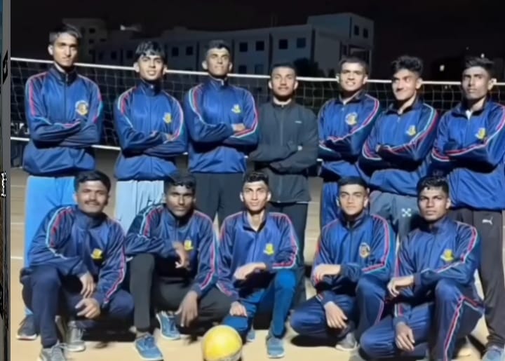 Volley ball match winner in CATC camp