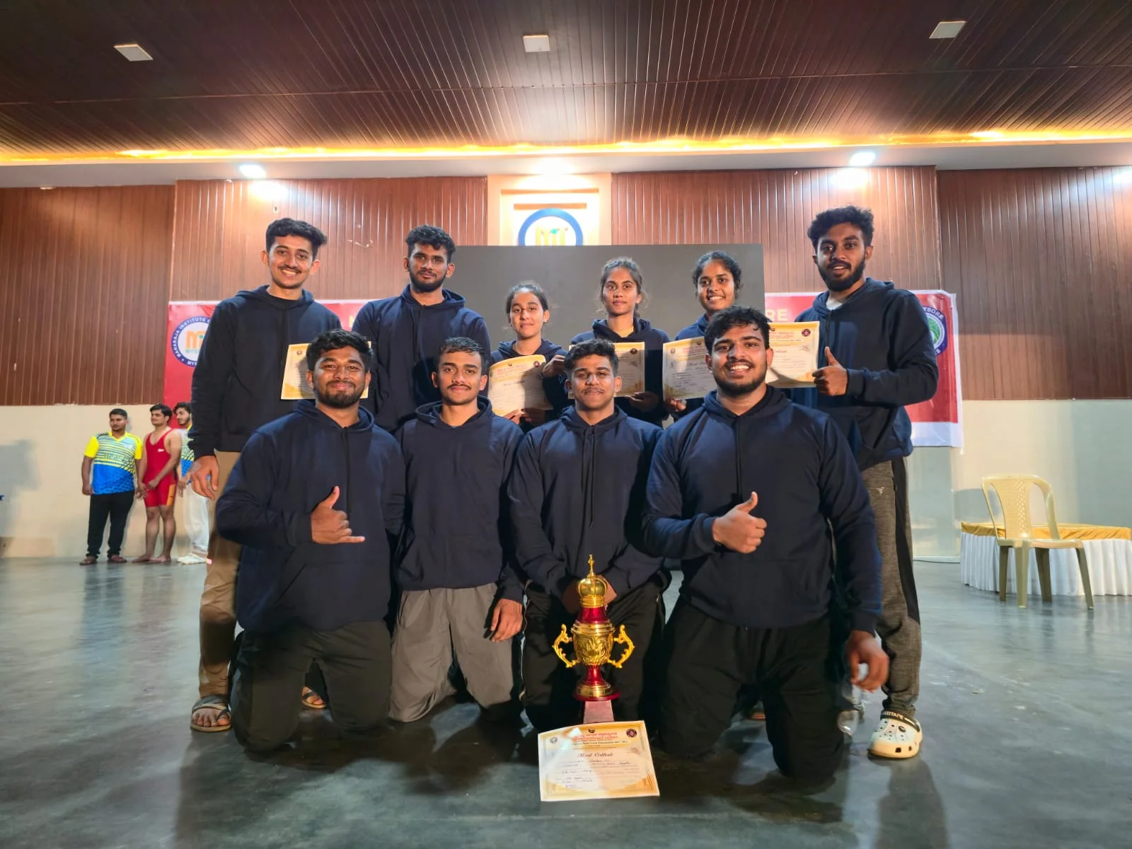 MVJCE Athletes Shine at VTU State Level Wrestling and Judo Championship 2025