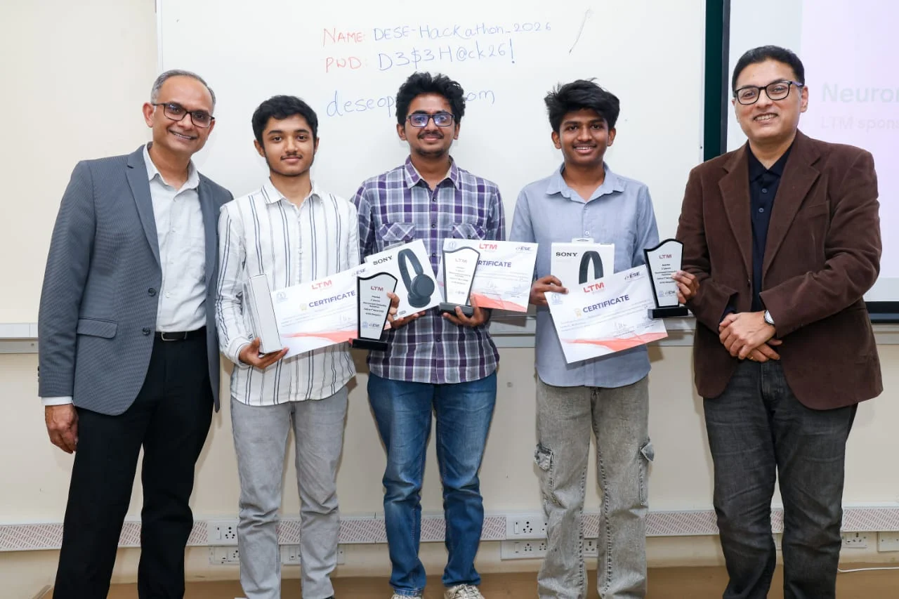 Students Secure 1st Place in Neuromorphic Computing Hackathon at Open Day 2026, IISc Bengaluru
